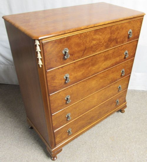 Burr Walnut Chest of Drawers