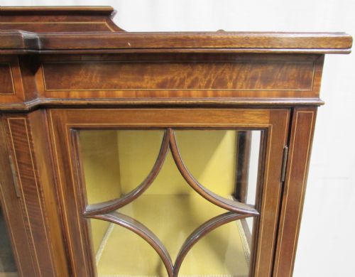 fig 2. Maple & Co Inlaid Mahogany Display Cabinet