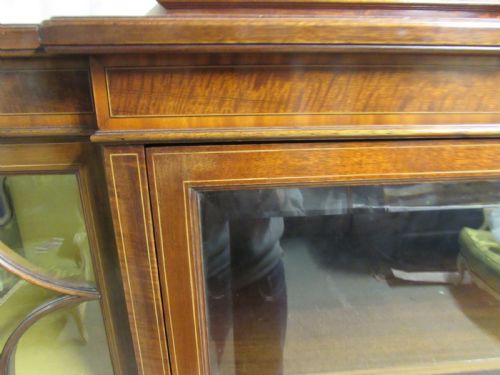 fig 3. Maple & Co Inlaid Mahogany Display Cabinet
