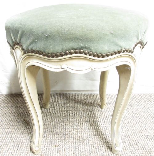 French Cabriole Leg Dressing Stool