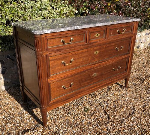 French Marble Top Chest of Drawers