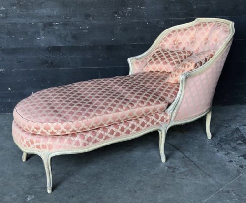 French Late Victorian Chaise Longue