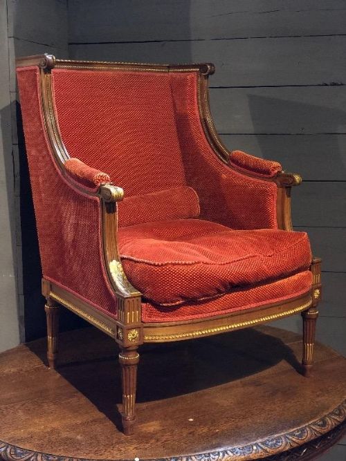 French Walnut Louis Lxvi Armchair