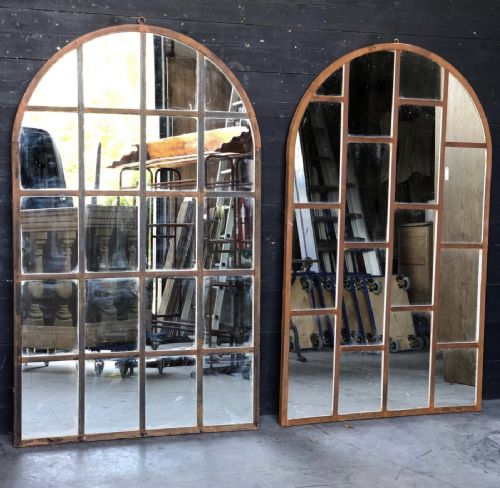 Pair Victorian Window Mirrors