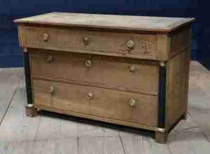 French Oak Empire Chest of Drawers
