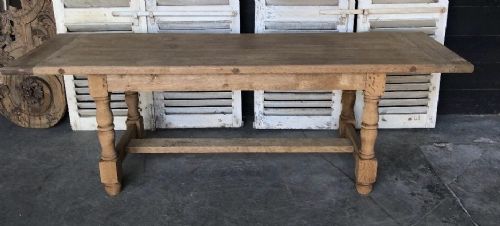 French Oak Farmhouse Dining Table