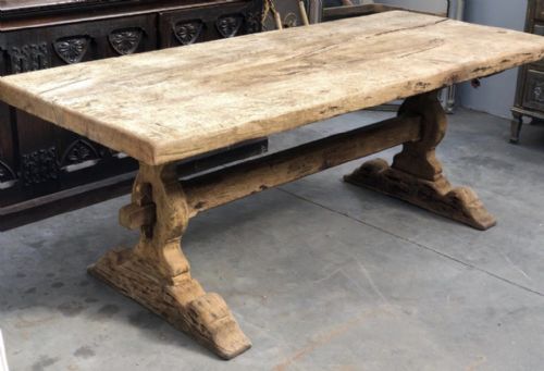 French Rustic Farmhouse Dining Table