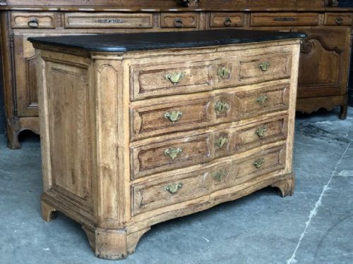 18th Century French Bleached Oak Chest of Drawers
