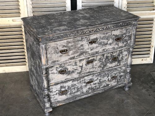 French Painted Chest of Drawers