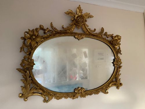 French Gilt Wall Mirror