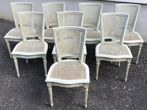 Set 8 French Dining Chairs