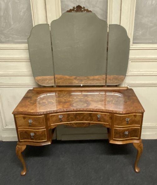 Burr Walnut Dressing Table