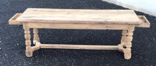 Long French Oak Farmhouse Dining Table