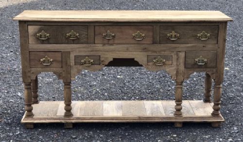 French Bleached Oak Dresser Base