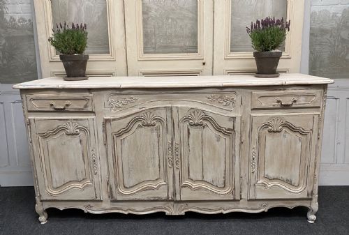 4 Door French Painted Sideboard