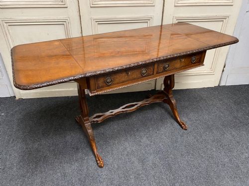 fig 1. Finest Quality Walnut Sofa Table