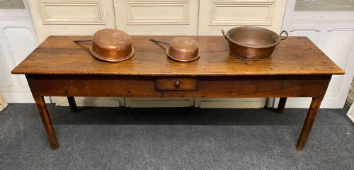 Very Early Long French Farmhouse Table