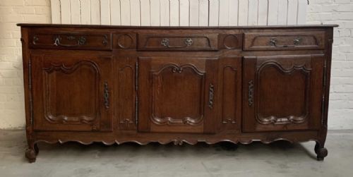 French 19th C Oak Enfilade