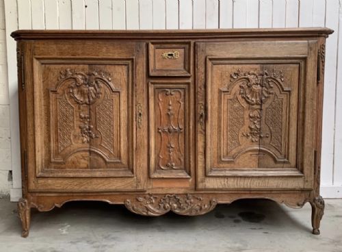 French Carved Oak Buffet
