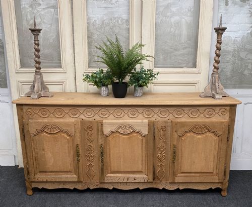 French Bleached Oak Dresser Base