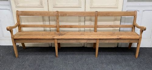 Early Long French Oak Bench