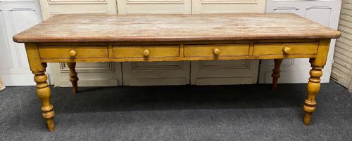Large Country House Kitchen Dining Table