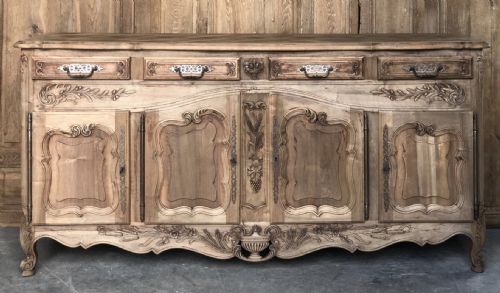 Walnut French 4 Door Sideboard
