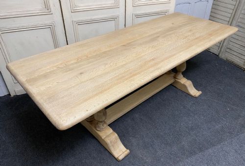 French Farmhouse Bleached Oak Table