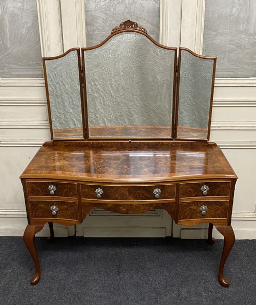 Burr Walnut Dressing Table