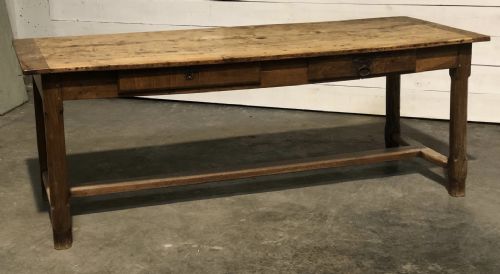 Early Chestnut Farmhouse Table