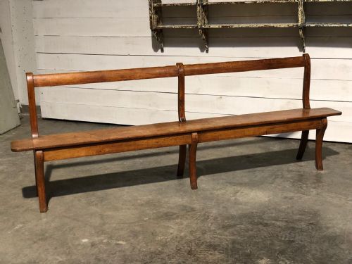 19th C French Oak Bench