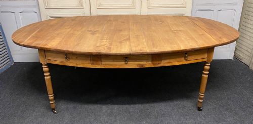 Huge French Oval Farmhouse Table
