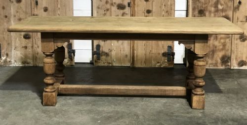 French Oak Refectory Dining Table