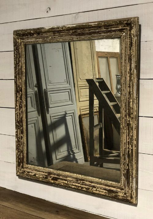 French 19th C Gilt Wall Mirror