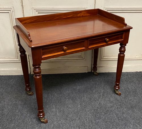 Mahogany 2 Drawer Writing Table
