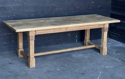 Large French Oak Farmhouse Dining Table