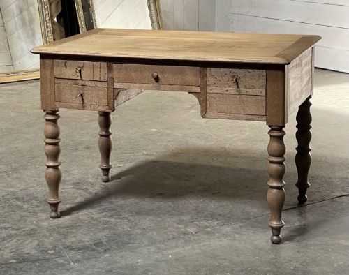 French Oak Writing Desk