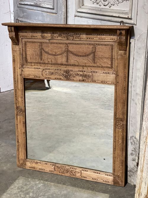 French 19th Century Overmantle Mirror