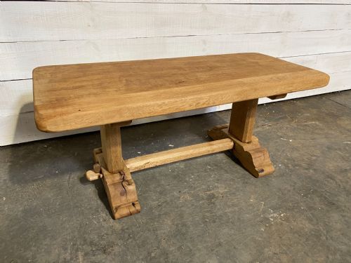 Bleached Oak Farmhouse Coffee Table