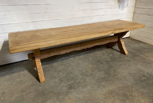 Large 3m French Oak Refectory Dining Table