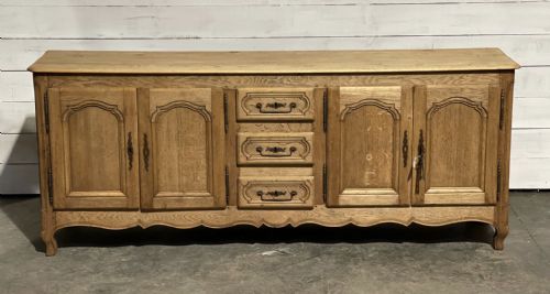 French Bleached Oak Sideboard or Dresser Base