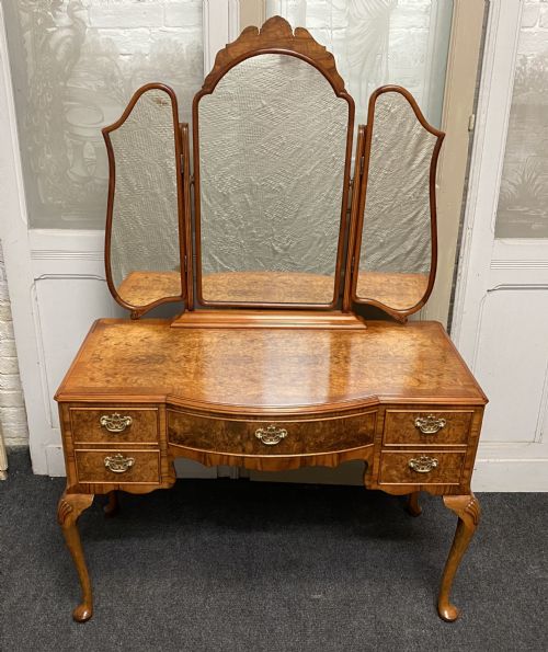 Burr Walnut Dressing Table