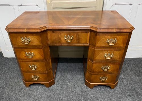 Quality Walnut Pedestal Desk
