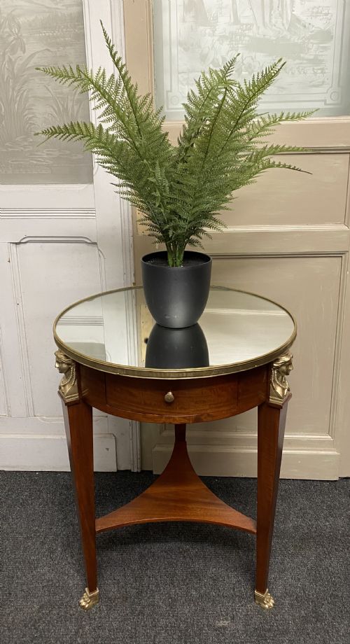 Superb French Empire Lamp Table
