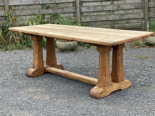 Rustic Oak Refectory Farmhouse Table