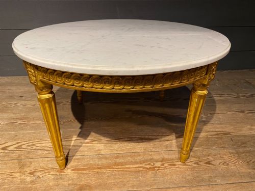 Quality Paris Gilt Round Coffee Table