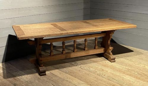French Oak Refectory Dining Table