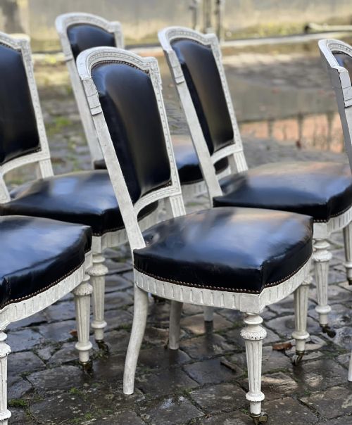 QUALITY SET 6 FRENCH DINING CHAIRS - ADDITIONAL PHOTO 11