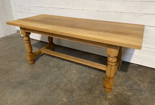 French Oak Refectory Farmhouse Dining Table