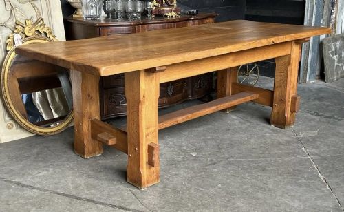Quality French Oak Farmhouse Dining Table